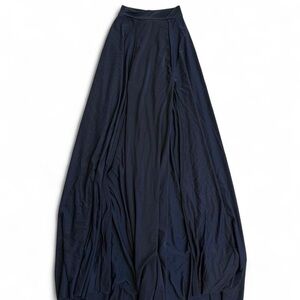 Black Gauzy Maxi Skirt